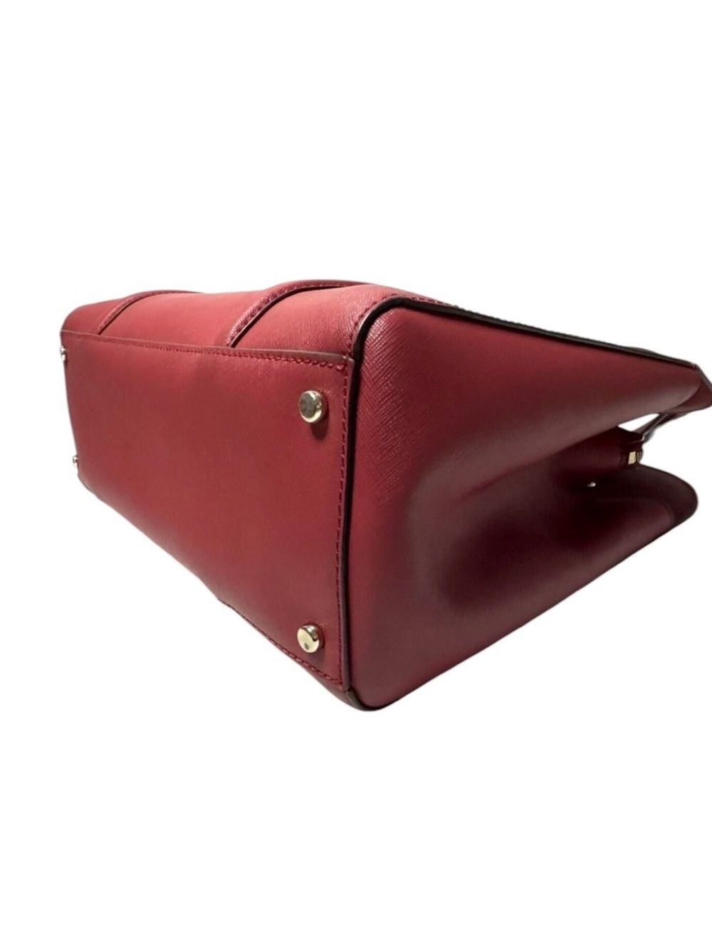 kate spade Burgundy Saffiano Leather Shoulder Bag - Picture 6 of 7